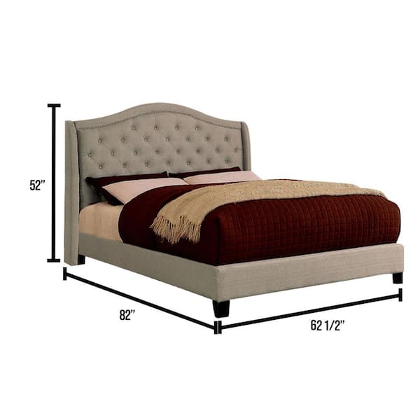 William's Home Furnishing Carly Warm Gray Full Bed