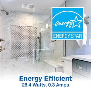 ENERGY STAR Certified Quiet 100 CFM Ceiling Bathroom Exhaust Fan