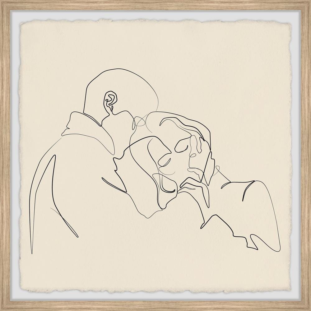 Ive Got You by Marmont Hill Framed People Art Print 12 in. x 12 in.