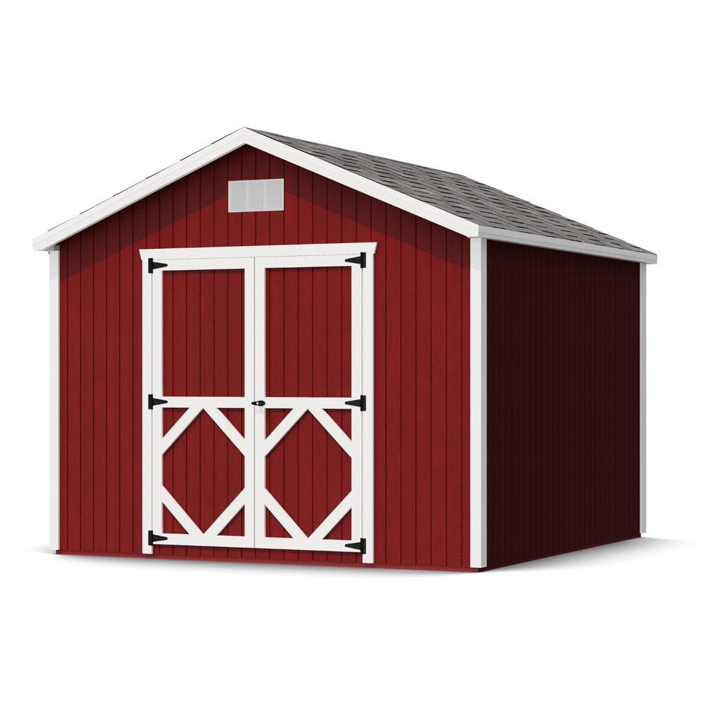 Classic Gable 10 ft. x 10 ft. Outdoor Wood Storage Shed Precut Kit (100 sq. ft.) price history on PriceWatchPro