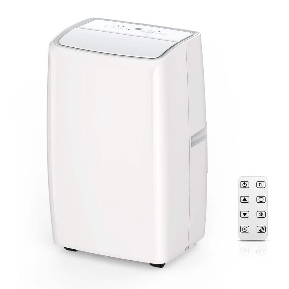 Garvee 9,200 (DOE) BTU 115-Volt Portable Air Conditioner Cools 700 sq. ft. with Dehumidifier and Remote in White