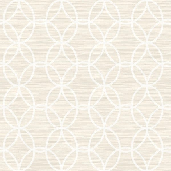 Network Beige Links Paper Strippable Roll (Covers 56.4 sq. ft.)