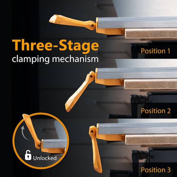 CMT PGC-24 Professional Straight Edge Clamp 610mm - Guide De Coupe Et Étau Bois