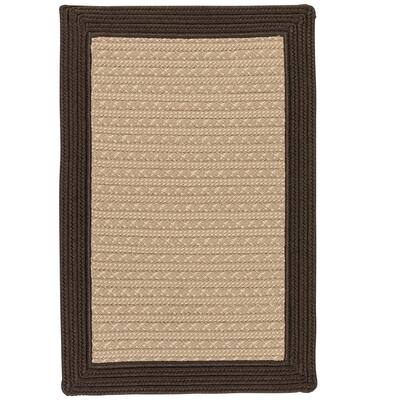 Beverly Brown 4 ft. x 6 ft. Braided Indoor/Outdoor Area Rug