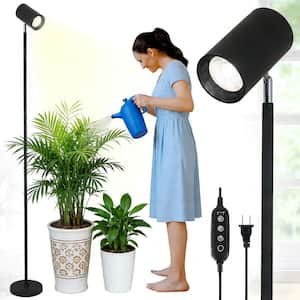 6-Level Height Grow Lights Stand for Indoor Plants w/20-Watt COB Plant Light Bulb,4/8/12H Timer for Large Plant Seedling