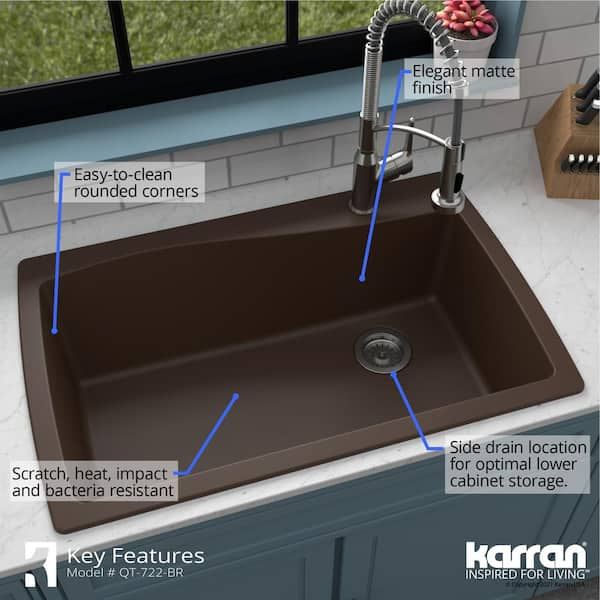 Over-the-Faucet Kitchen Sink Storage Basket - Pick Your Plum