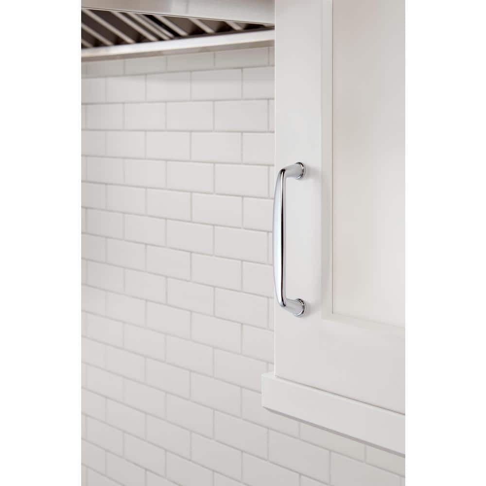 Polished Chrome 5-1/16" Cabinet Drawer Pull with Mounting Hardware