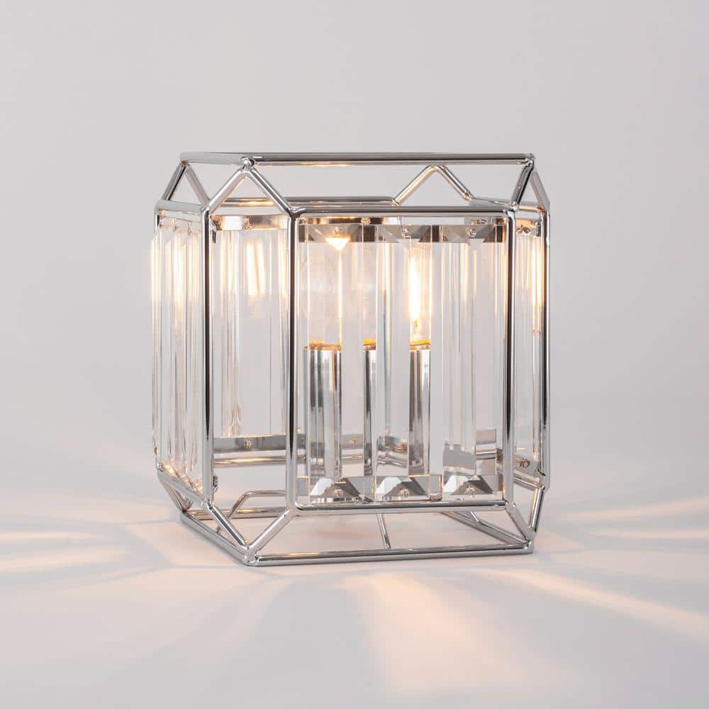 Bradley 7.25 in. Chrome Lamp Buffet Lamp