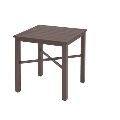 Mix and Match Brown Steel Outdoor Bistro Table
