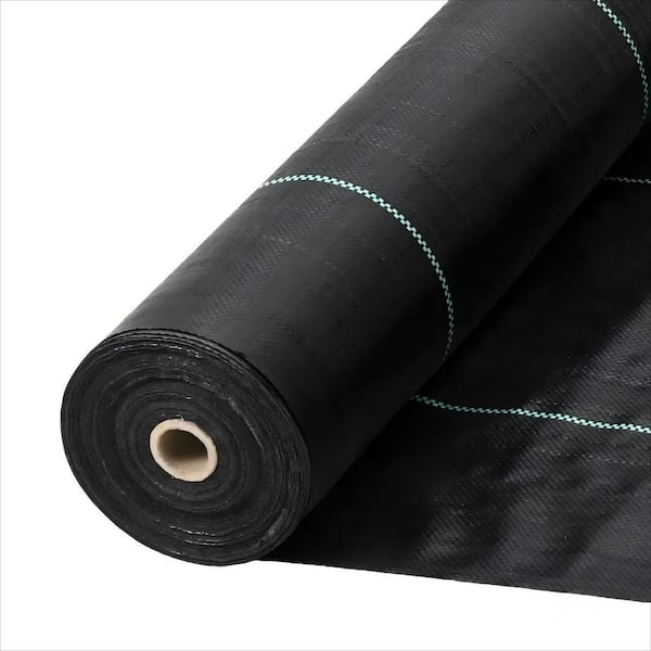 Weed Barrier 6.5 ft. x 330 ft. Heavy Duty Woven 3.2 oz. Polypropylene, Soil-Friendly Breathable Landscape Fabric