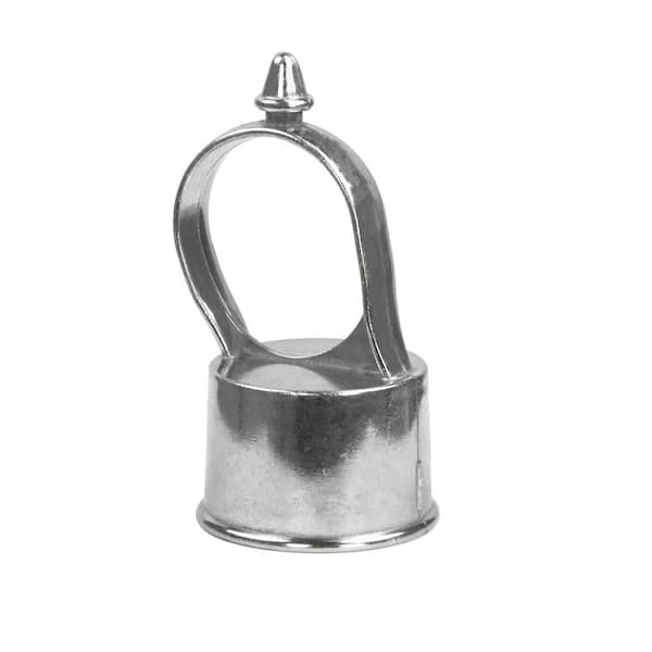 2-in W x 2-in L Aluminum Eye Top- Fits Common Post Measurement: 1-5/8-in x 1-5/8-in