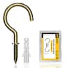 Yingmantang 40-Pack Carbon Steel Cup Hook Screws - 1 Inch, Bronze, For Hanging Plants & Kitchenware - View #10