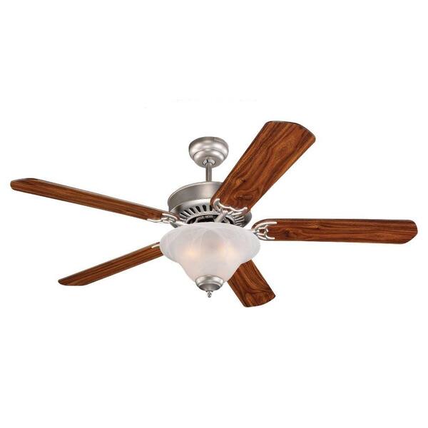 Generation Lighting Quality Pro Deluxe 52 in. Brushed Pewter Indoor Ceiling Fan