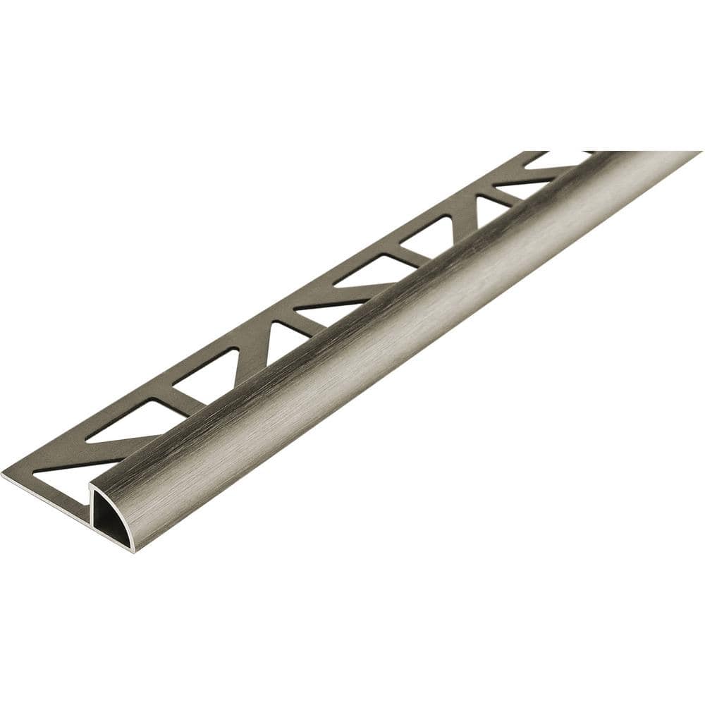 DURONDELL 0.375 in. D x 98.5 in. W x 98.4 in.L Round Edge Alum Hi-Gloss Anod Nickel/Titanium Molding and Transition Trim price history on PriceWatchPro