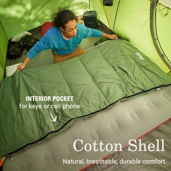 Coleman Big Game 84 in. Big and Tall Cold-Weather Sleeping Bag