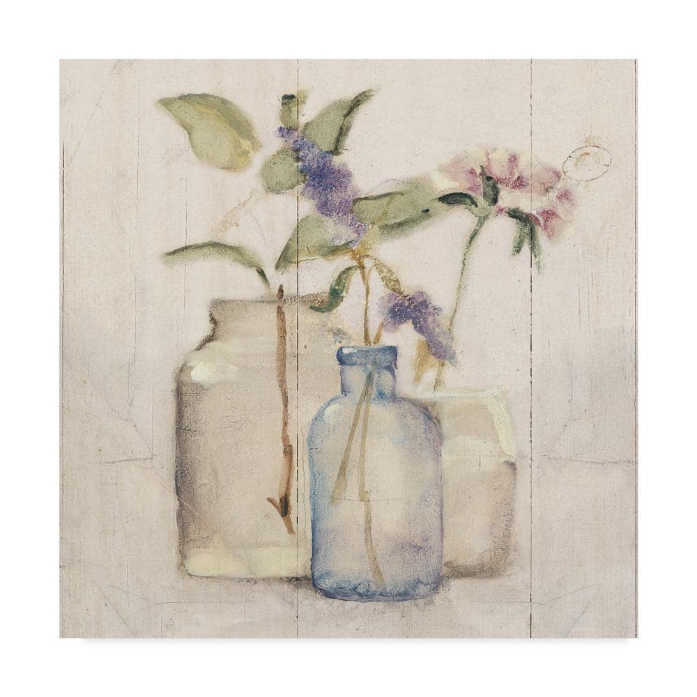 Trademark Fine Art Blossoms on Birch I by Cheri Blum Floater