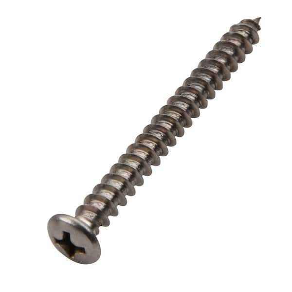 21/64 in. O.D. x 2 in. Exposed Screw Grab Bar Wood Screw