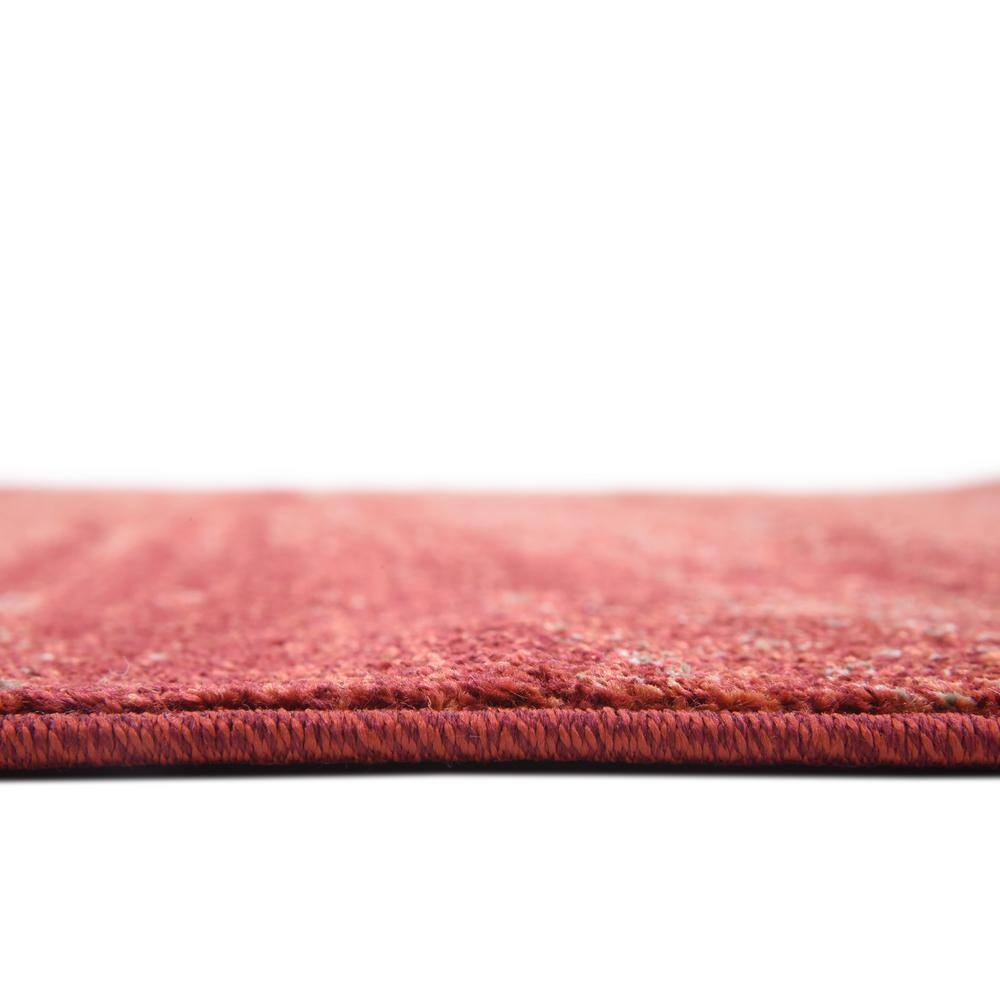 Terracotta Tufted 6' x 9' Synthetic Easy Care Area Rug