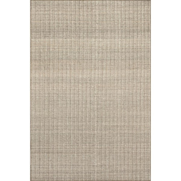 Ander Striped Wool-Blend Brown 4 ft. x 6 ft. Area Rug