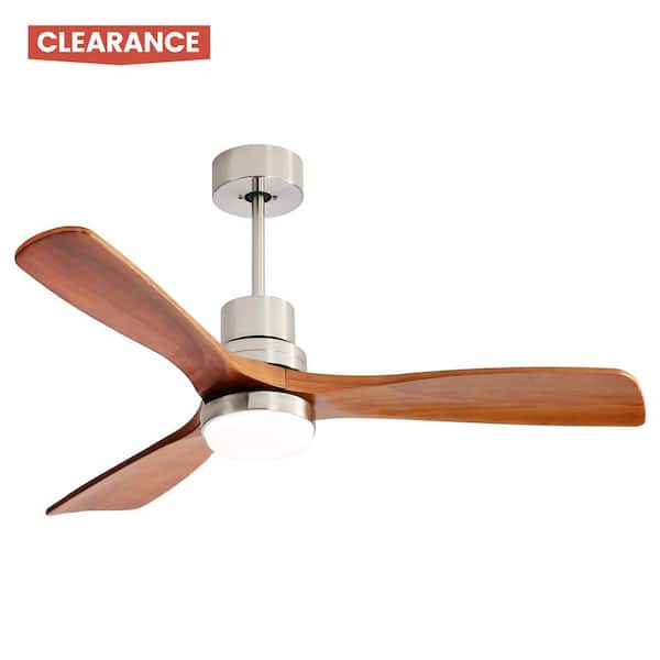 BANSA ROSE Sunine 52 in. LED Indoor Matt Black Smart Ceiling Fan with Remote 6-Speed Long-Handled DC Remote Control