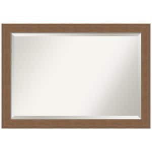 Alta Medium Brown 40.5 in. H x 28.5 in. W Framed Wall Mirror