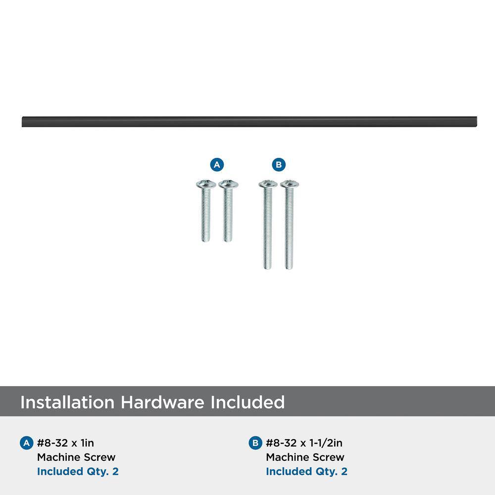 Matte Black Stainless Steel 12-5/8" Bar Pull