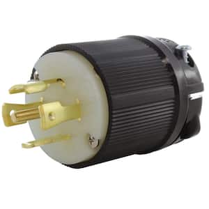 NEMA L21-30P 30 Amp 3-Phase 120/208-Volt 3PY, 5-Wire Locking Male Plug with UL, C-UL Approval