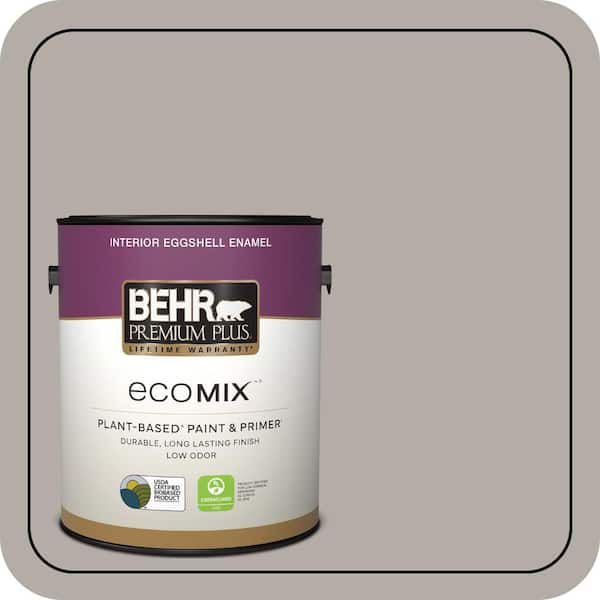 BEHR PREMIUM PLUS 1 gal. #BXC-16 City of Bridges Eggshell Enamel EcoMix ...