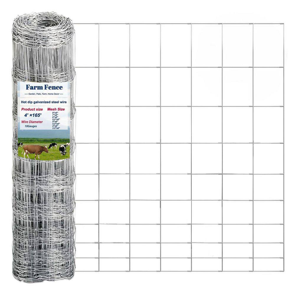 48 in. x 165 ft. 10-Gauge Reinforced Hot-Dip Galvanized Wire Mesh for Yard Livestock Animal Protection Precision Welding price history on PriceWatchPro