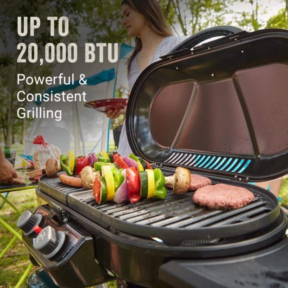 Coleman Black Portable Propane Gas Camping Grill