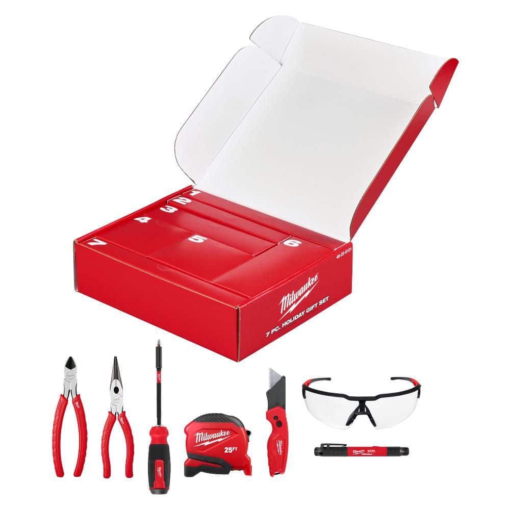 Milwaukee 2026 Limited Edition 7-Piece Hand Tool Holiday Gift Set