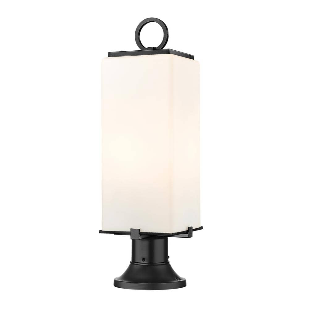Sana 22 .25 in 2 Light Black Aluminum Hardwired Outdoor Weather Resistant P