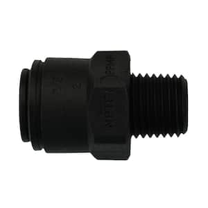 3/8 in. OD x 1/4 in. NPTF Push-to-Connect Male Connector Fitting (10-Pack)