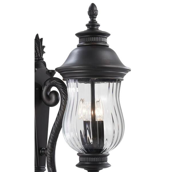 the great outdoors by Minka Lavery Newport 9.75 in. 3-Light Black