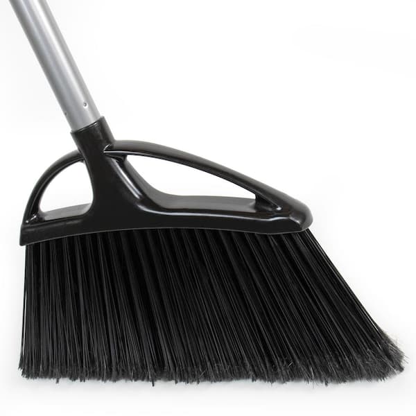 HDX 18 in. Interchangeable Push Broom with Squeegee Blade Head, Black