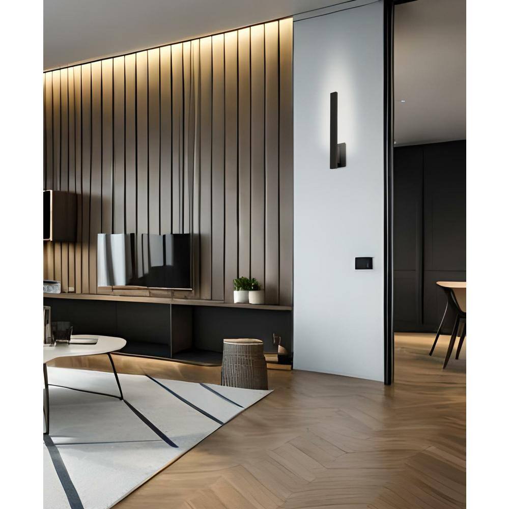 Haus White Acrylic Dimmable LED Wall Sconce