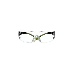 SecureFit 400 Black/Neon Green with Clear Anti-Fog Lenses Safety Glasses