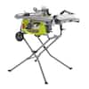15 Amp 10 in. Expanded Capacity Table Saw With Rolling Stand