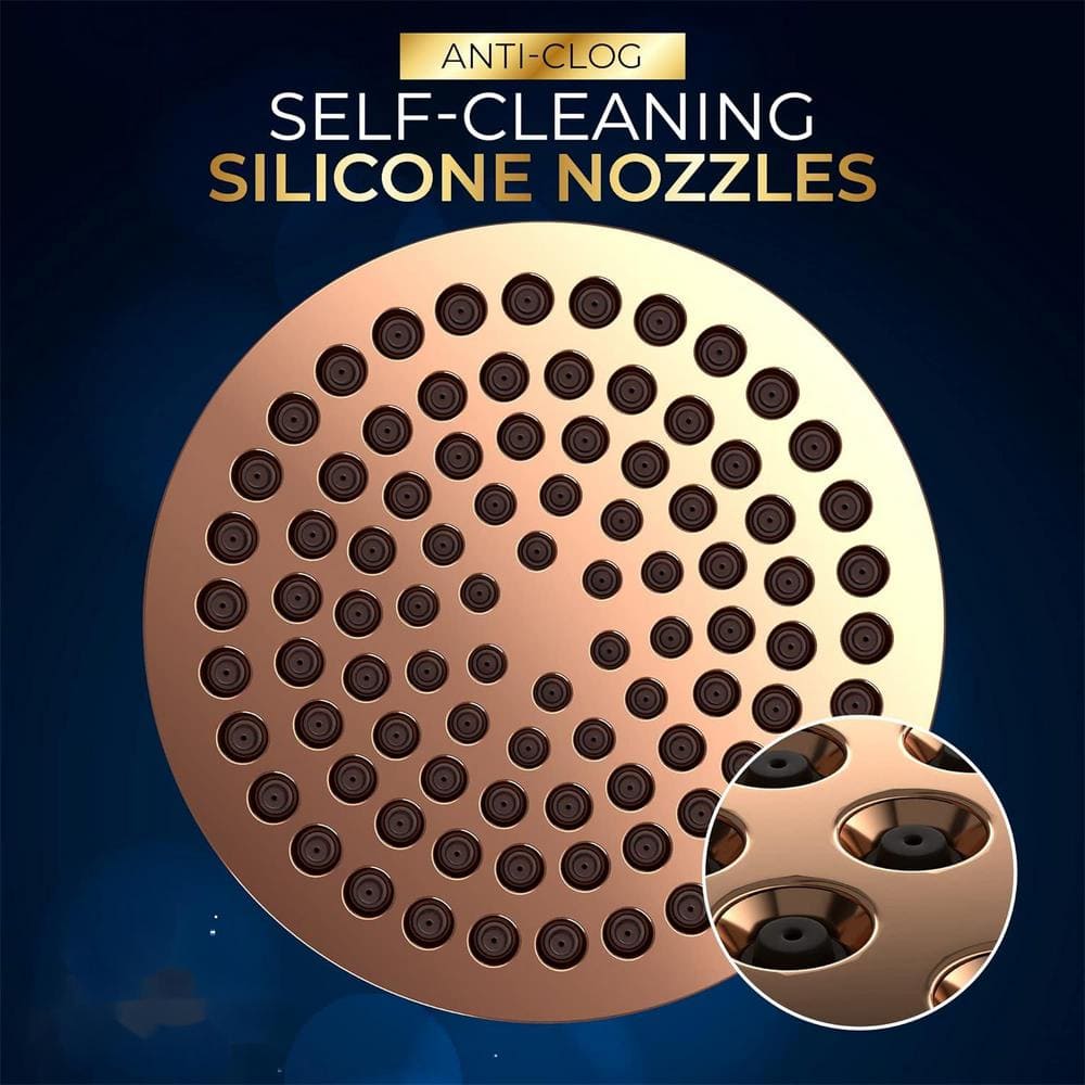 Large Rose Gold Ceiling Mounted Rain Jet Shower Head