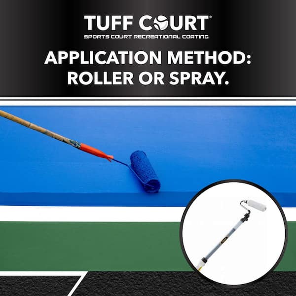TUFF COAT Tuff Court UT-415 5-Gl Red Non-Skid Durable Sport Court