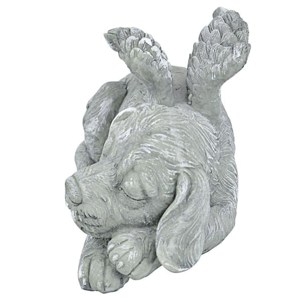 Yoga Dog 17 in. Resin Statue 11080 - The Home Depot