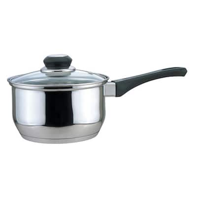 3 qt. Stainless Steel Sauce Pan with Glass Lid