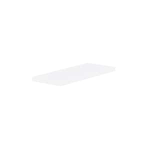30 in. W X 1.5 in. H X 12 in. D Wallace Warm White Floating Shelf with Mounting Bracket