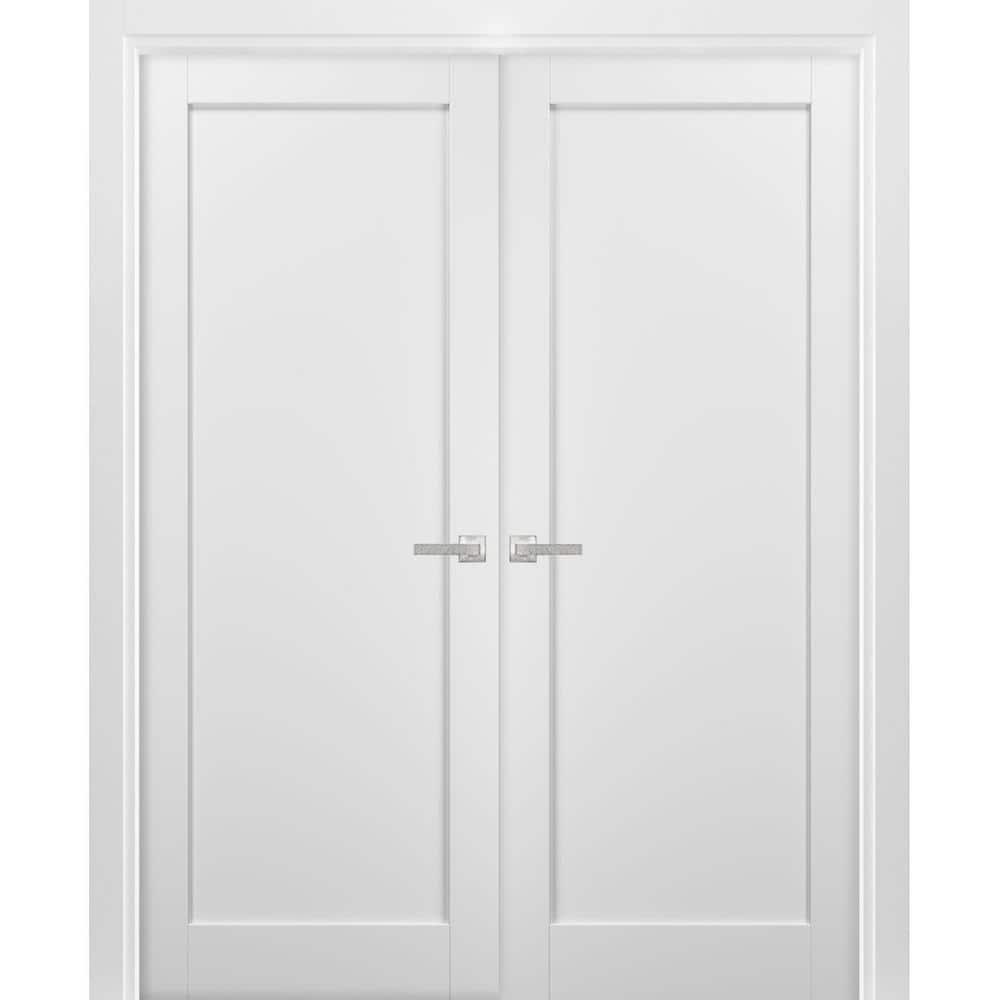 36 in. x 80 in. White Finished Universal/Reversible Solid MDF Assembly Required Interior Door Kit price history on PriceWatchPro