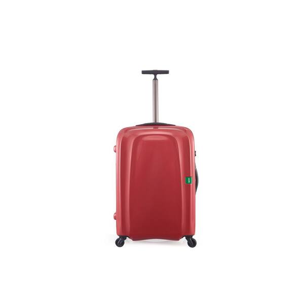 Lojel Lumo 26.5 in. Burgundy Hardside Spinner Suitcase