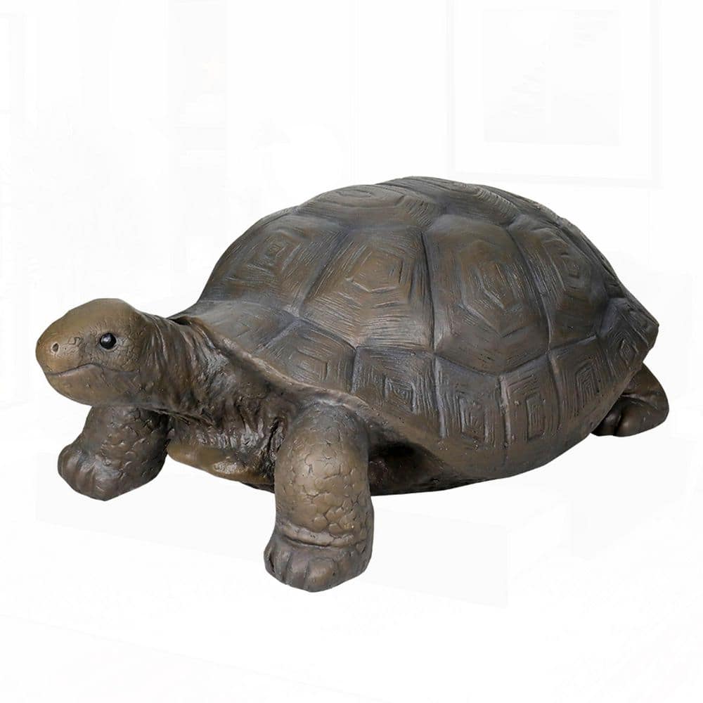 Garden 29.5 in. x 15.7 in. x 11.8 in. Brown Concrete Turtle Statue Sculpture for Outdoor Patio, Yard, or Pond Decor price history on PriceWatchPro