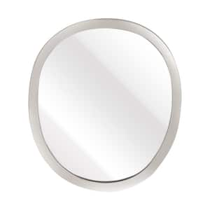 Morningside 20 in. W x 18 in. H Metal Nickel Wall Mirror