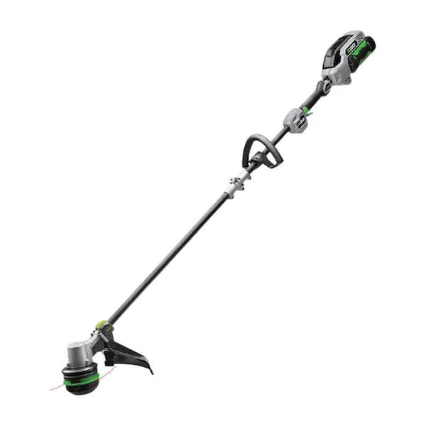 EGO 15 in. 56V Lith-Ion Cordless Electric Powerload Carbon Fiber Shaft String Trimmer, 2.5Ah Battery and Charger Included