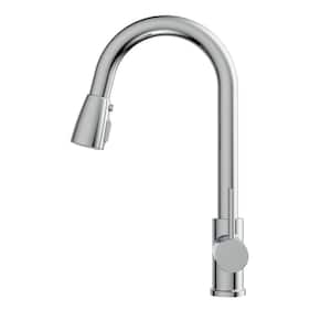 Belanger Single-Handle Pull-Down Sprayer Kitchen Faucet in Polished Chrome