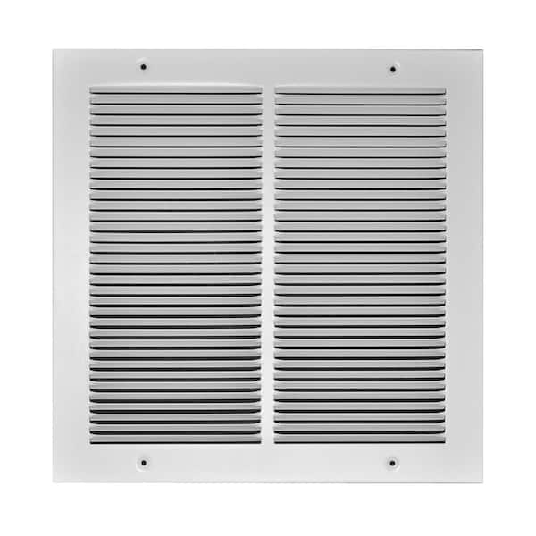 TruAire 6 in. x 6 in. Steel 1/3 in. Fin Spaced Return Air Grille
